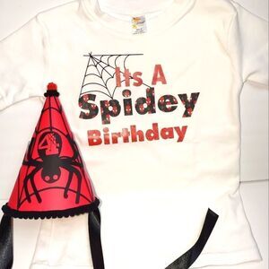 Spider-Man birthday outfit